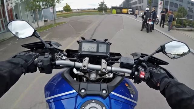 First time ride my brand new Tracer 900 [Yamaha MT-09 Tracer] смотреть онлайн