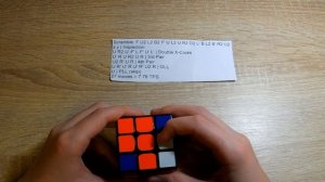 Реконструкция | Мировой рекорд по сборке кубика Рубика | 3.47