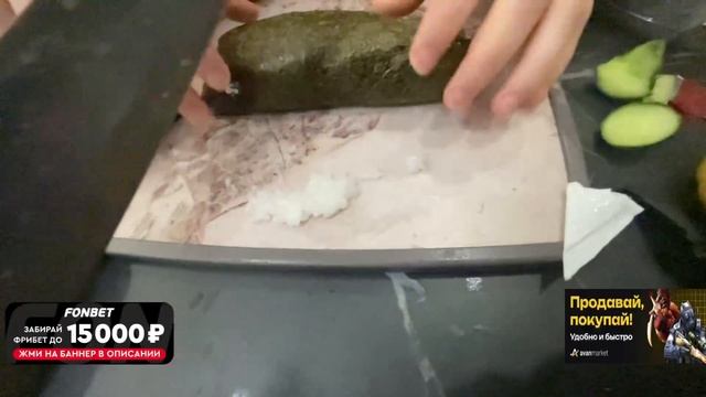 ХЕЛИН И ЛЕРА ГОТОВЯТ СУШИ ! | РОЛ КЛУМБА ОТ heliN139 смотреть онлайн