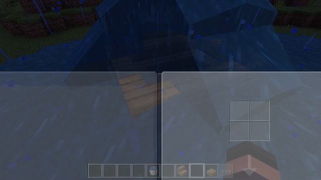 как построить полку в Майнкрафте