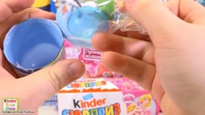 МЕГА ГИГА Распаковка Киндеров Сюрпризов