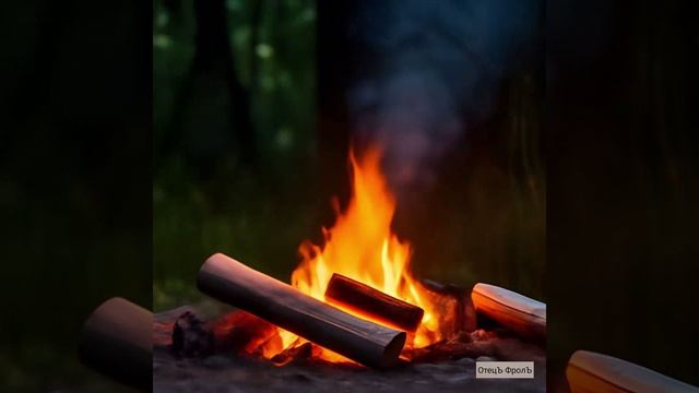 Звук костра в лесу. Звуки для релаксации. смотреть онлайн