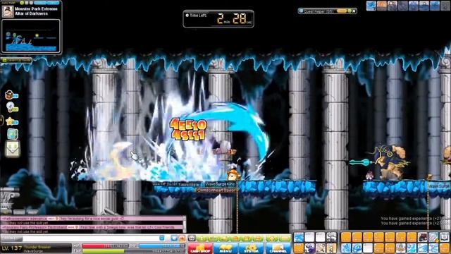 Maple Story Recording Test(Monster Park Extreme-Level 137 thunder breaker) смотреть онлайн