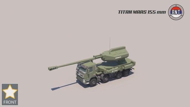 Projekat modularne automatizovane haubice Titan Maas 155 mm смотреть онлайн