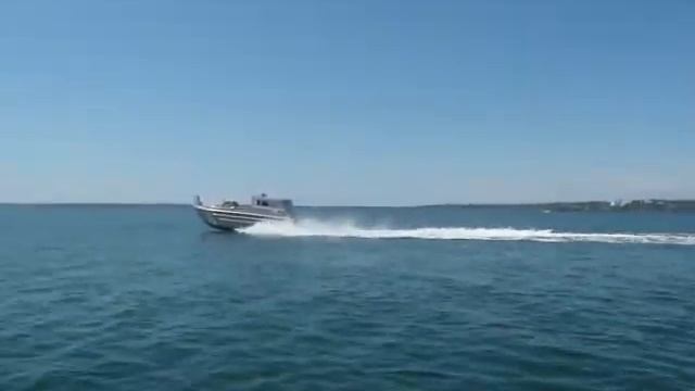 Hard Drive Marine sea trial with D6 Volvo twins and Hamilton 241's смотреть онлайн