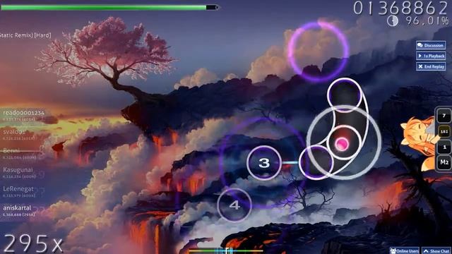 osu! Rank 1 - Airwave (Aaron Static Remix) (Hard) [S] смотреть онлайн