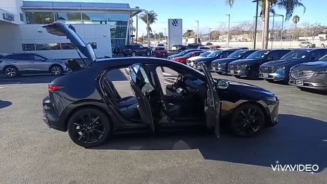Alex's, 2021 Mazda3 "Premium" Hatchback in Jet Black Mica is at Capistrano Mazda! смотреть онлайн