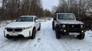 KNEWSTAR 001 и Suzuki Jimny на Танковом Полтгоне