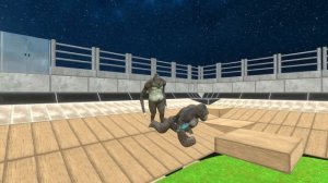 Evolved Godzilla 2024 x Kong vs Colossal Titan Attack on Titan - ARBS