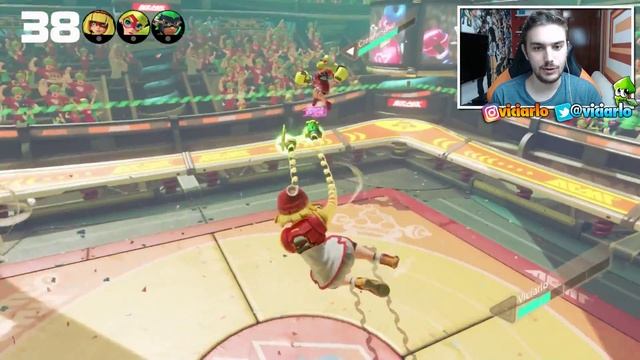 ¡El rey del camuflaje Ninjara! | Arms Global Testpunch #4 (Nintendo Switch) 28/05/2017 смотреть онлайн