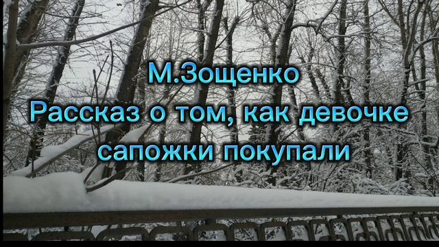 Аудиокнига "Рассказ о том, как девочке сапожки покупали" М.Зощенко. смотреть онлайн