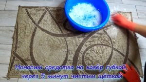 Как ЛЕГКО почистить КОВЁР,ПАЛАС! Самый ЛУЧШИЙ способ на ЮТУБЕ!