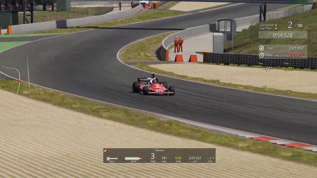 A lap in Niki Lauda's Ferrari 312t - Assetto Corsa смотреть онлайн