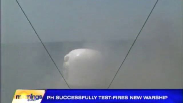 PH test-fires new warship смотреть онлайн