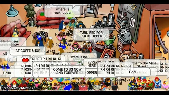 Club Penguin Line In The Coffee Shop смотреть онлайн