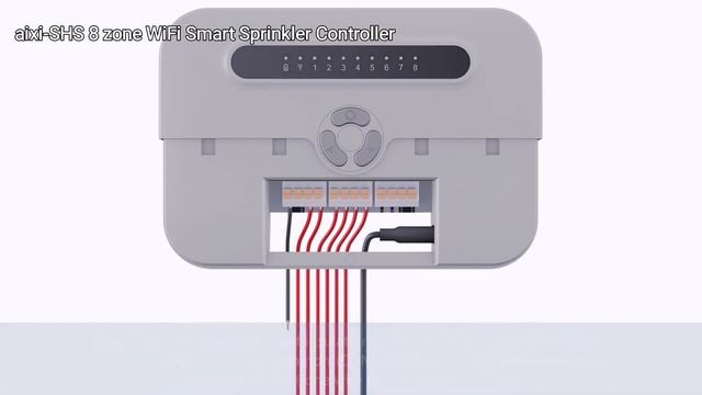 aixi-SHS New 8 Zones Wi-Fi Tuya Indoor Sprinkler Controller Smart Water Timer Irrigation System смотреть онлайн