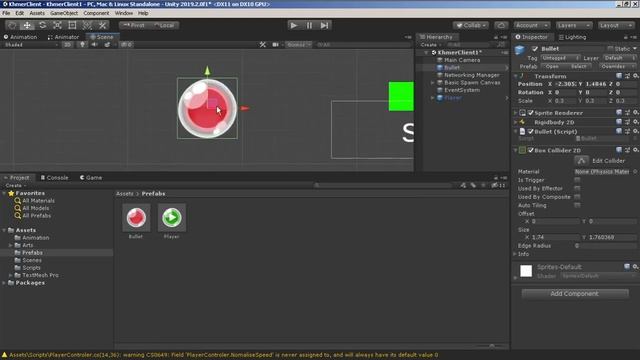 Cambodia (Khmer) Unity3d Networking Game Server Basic Lesson 22 Sync HealthBar Over the Network A смотреть онлайн