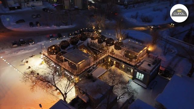 Купольные беседки для ресторана на крыше (Омск) | Заказать 📲 8(993) 370-44-00