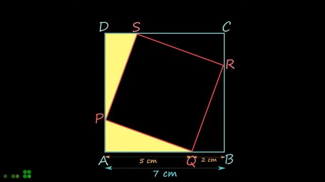 Find area of the shaded square | EXAM Question| Leaving Cert Maths | смотреть онлайн