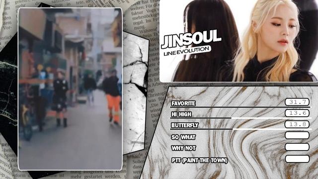 LOONA - JINSOUL | Line Evolution смотреть онлайн