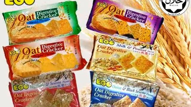 Ego Oat Digestive Cracker - Onion & Black Sesame Flavour | Hanyaw Malaysia Export To Philippines смотреть онлайн
