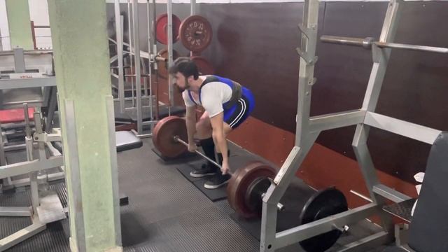 Deadlifts 160 kg x 5 (352 lb) смотреть онлайн