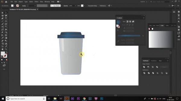 Coffee cup  mockup | for beginners | in Adobe Illustrator | tutorial