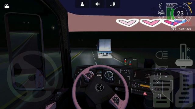 Grand Truck Simulator Gameplay#12 MB Actros with new skin. смотреть онлайн
