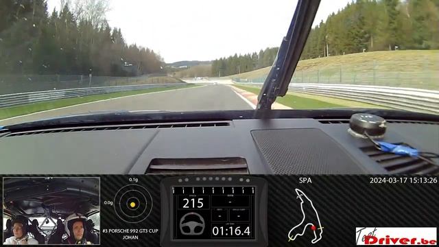 Skylimitevents trackday Spa 2024 - Onboard - Porsche 992 GT3 cup - Johan Lambregs смотреть онлайн