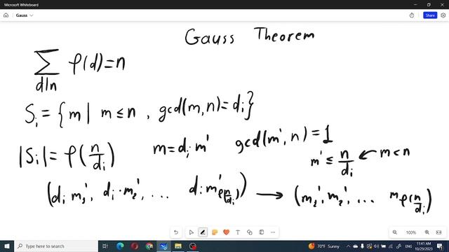 Proof of Gauss Theorem смотреть онлайн