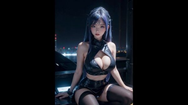 Cyberpunk Mini Skirt : AI ART LOOKBOOK (Realistic 4K) AI #lookbook #AI lookbook