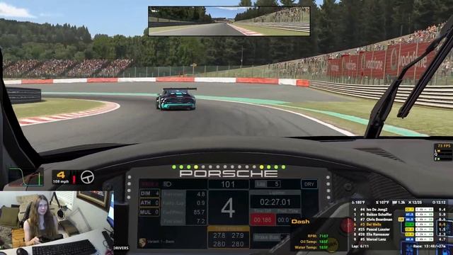Porsche Cup(992) @ Spa смотреть онлайн
