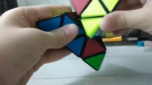 как собрать кубик рубика треугольник 3на3