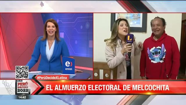 #PerúDecideXLatina🔴 Melcochita se alista para ir a votar смотреть онлайн