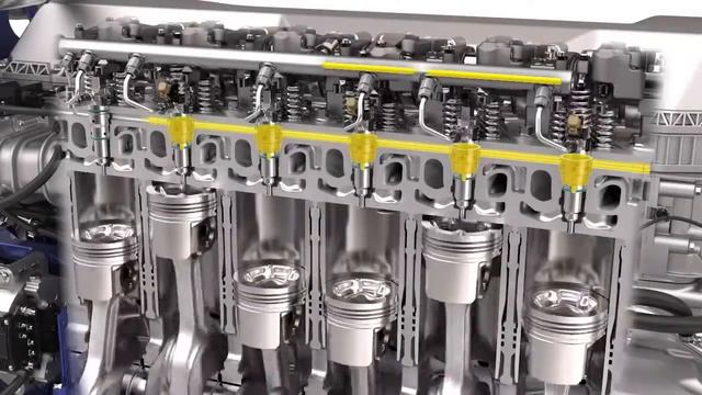 Common Rail Fuel System - Volvo Truck (explained) смотреть онлайн