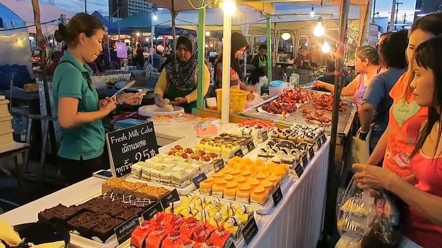 Thai Fresh Milk Cakes – Thailand Street Food смотреть онлайн