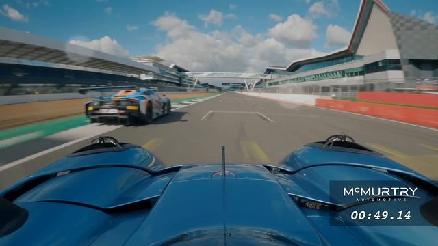 THREE OVERTAKES IN ONE LAP - SILVERSTONE - McMurtry Spéirling PURE Fan Car (Power + Downforce: 80%) смотреть онлайн