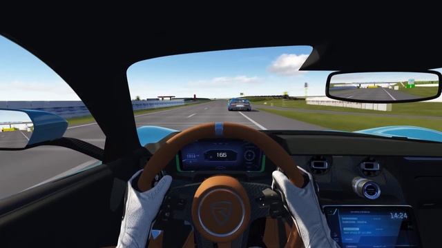 2022 Rimac Nevera vs 2016 Bugatti Chiron at Palanga Circuit смотреть онлайн