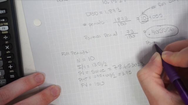 Example Clean and Dirty Bond Price Calculation - 2 METHODS! | BA II Plus смотреть онлайн
