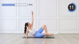 Тренировка на ВНУТРЕННЮЮ ЧАСТЬ БЕДРА. Упражнения На Внутреннюю Поверхность Бедра Дома [10 МИН]