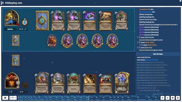 ProGaming - Hearthstone, Quest Shaman(10) vs Control Warrior(10) by raven and 드론, Ranked - Standa.. смотреть онлайн