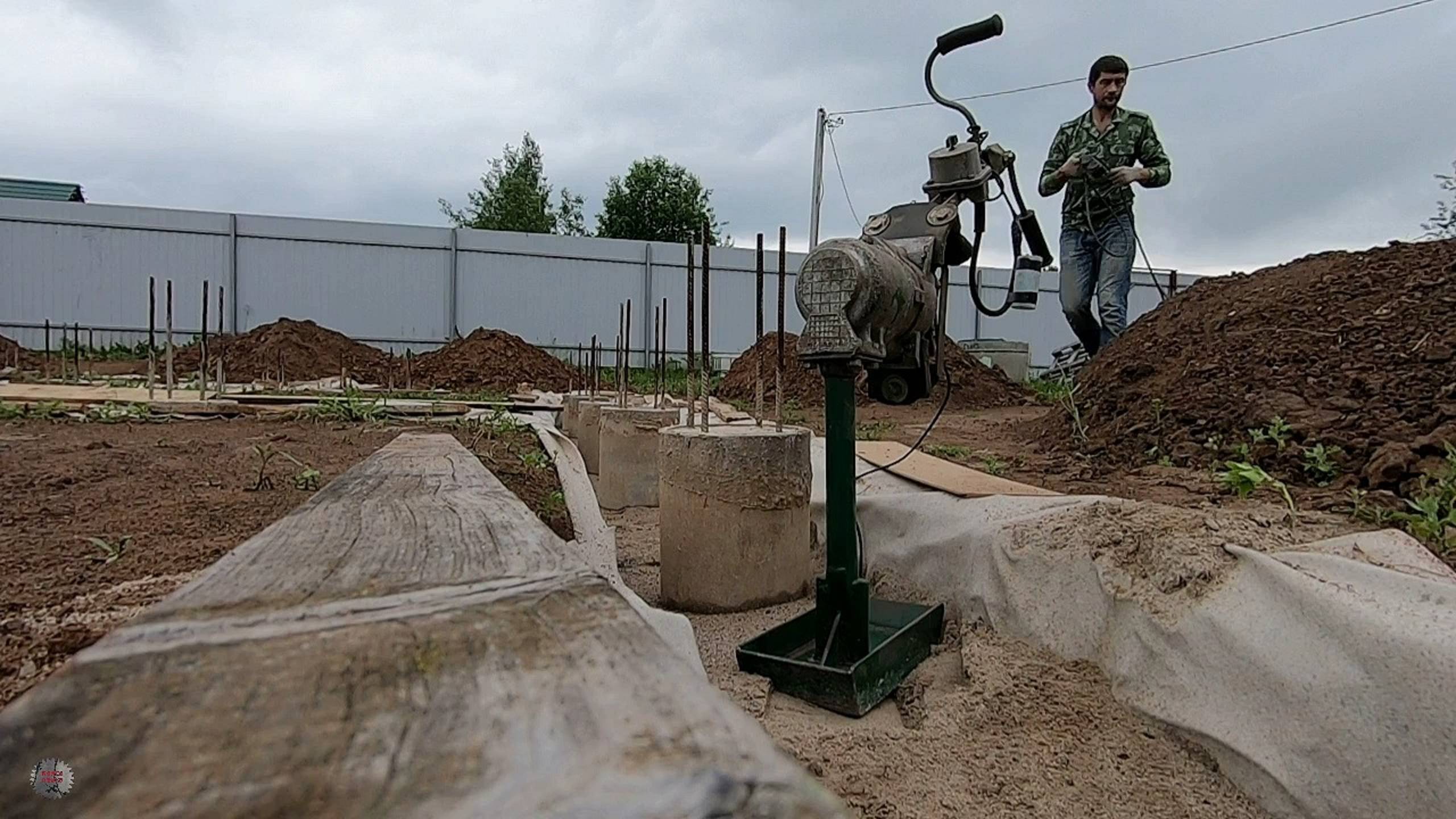 Песок Щебень Трамбование смотреть онлайн