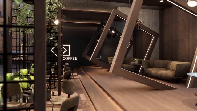 Twinmotion 2020 - Coffee house (Archviz) смотреть онлайн