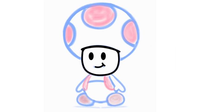 How to draw Toad (Super Mario Bros) смотреть онлайн