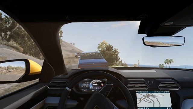 BeamNG Drive | Lamborghini Urus | Steering Wheel Gameplay смотреть онлайн