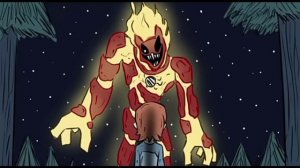 Ben 10 Carnitrix Heat Blast transformation kills Gwen