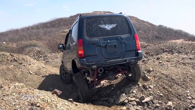 Тест подвески Suzuki Jimny JB23W