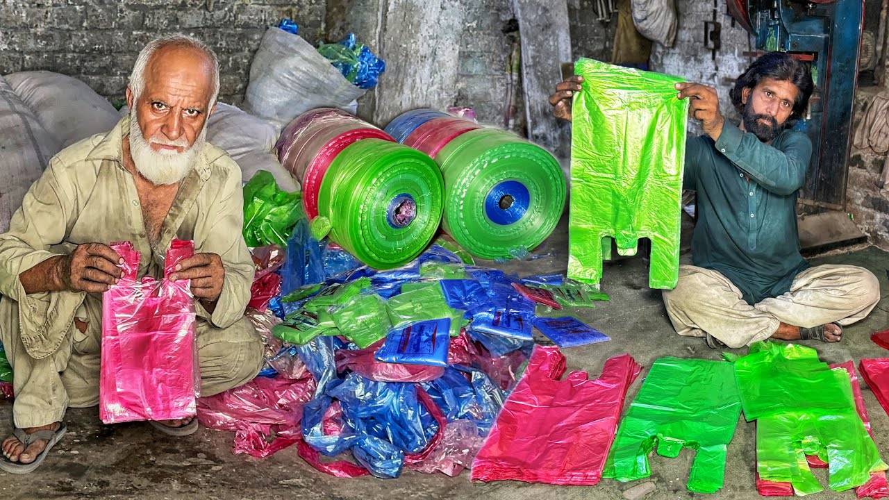 Как миллионы отходов пластикового полиэтилена Перерабатываются в Хозяйственные сумки смотреть онлайн