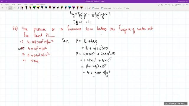 FLUID MECHANICS PROBLEMS PRACTISE смотреть онлайн