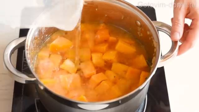 Нежный суп-пюре из тыквы пошаговый рецепт смотреть онлайн